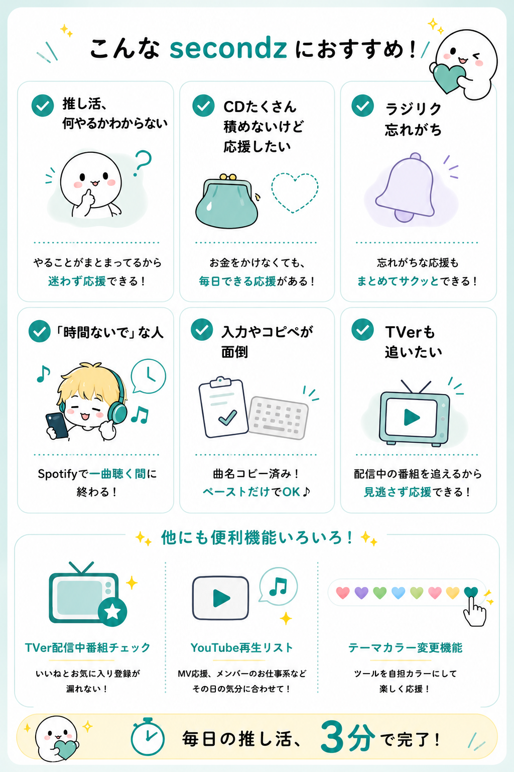 こんなsecondzにおすすめ♪